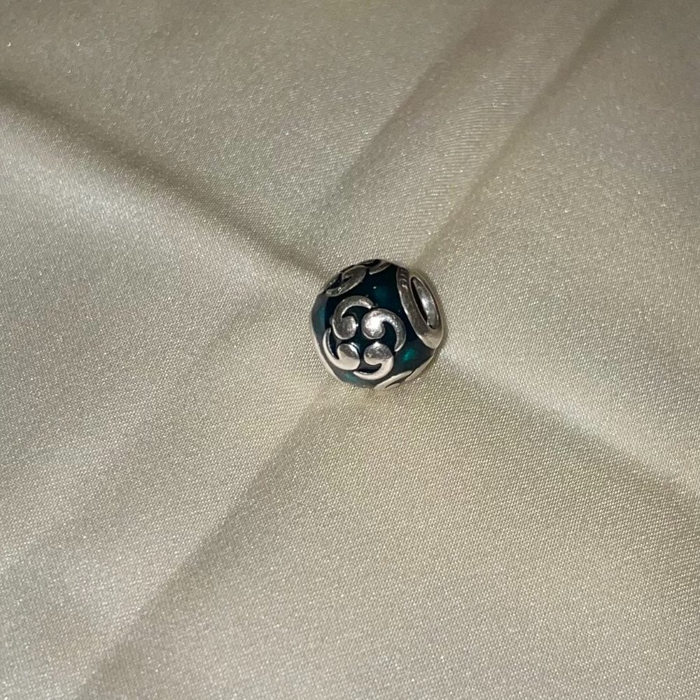 Aqua Pandora Charm